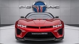 Reviving a Legend: The 2025 Pontiac GTO Unleashed!