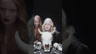 Women performing ritual with animal skull! - Free stock video to use with credit given