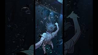 He lost his family in a shipwreck ( sad ) 