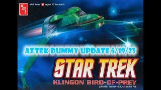 Aztek Dummy Update 5/19/23 - Bird of Prey - Part 1