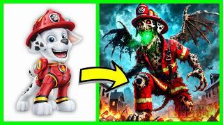 Paw Patrol: Darkest Rampage as Zombie Mythical Creatures | Ai Animation Kingdom 2