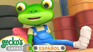 El accidente de Gecko | Garaje de Gecko | Carros para niños | Vídeos educativos