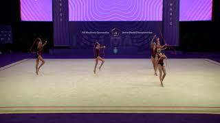 Lithuania (LTU) - 2023 Rhythmic Junior Worlds Qualifications 5RO Group