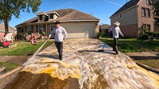 STUNNING Driveway Makeover Leaves Homeowner SPEECHLESS!