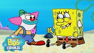 Bob Esponja | ¡Cada payaso y circo en Fondo de Bikini!  | Bob Esponja en Español