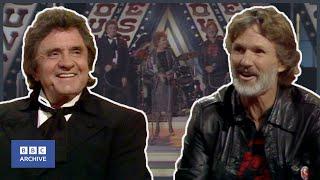 1987: JOHNNY CASH, KRIS KRISTOFFERSON and BILLIE JO SPEARS Interview | Wogan | BBC Archive