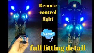 Remote control light fitt Hero Maestro/kesa kea remote light fitt scooty pa