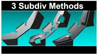 3 Powerful Subdivision Methods in Max