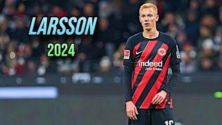 Hugo Larsson 2024 ⭐️ Skills, Highlights ► EINTRACHT