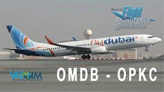 Dubai to Karachi || PMDG 737-800 || Vatsim