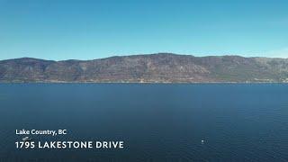 1795 Lakestone Drive, Lake Country, BC