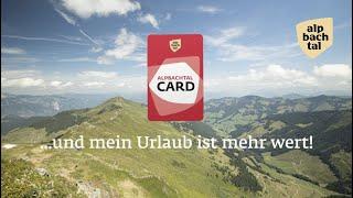 Alpbachtal Card ... und mein Urlaub ist mehr wert!