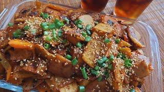 Spicy Stir-fry Fish Cake and Fish Tofu Homemade | Jame Tabiano