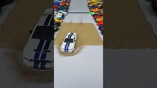 Shelby GT Sand Experience #shelbygt #mustang #4x4 #toyotahilux @Mattel  @MaistoDesign