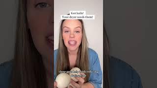 Eco-friendly wool dryer balls for soft & fresh laundry #dryerballs