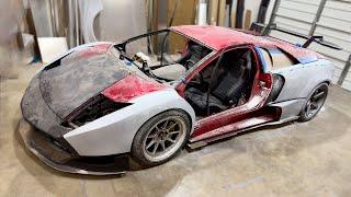 Reviving the Cheapest Lamborghini Murcielago Ever - Front Lip, Side Skirts, Bodykit