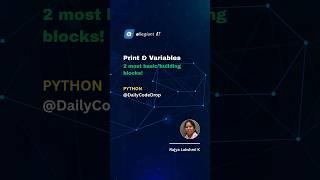 Python Basics - print() & Variables