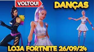 ARIANA GRANDE, MARVEL E GESTOS - LOJA FORTNITE 26/09/24 - LOJA ITENS HOJE - LOJA FORTNITE AO VIVO