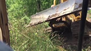 Trackhoe Getting the Dozer Unstuck!