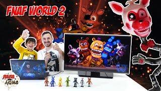 ОГРОМНЫЙ ДЕРЕВЯННЫЙ МЕДВЕДЬ! Папа Роб и Ярик играют в FNaF World! Часть 2 13+