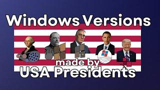 What IF USA Presidents made Windows Versions? - WNR 3.8 