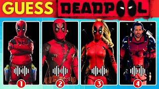 Guess Deadpool Variants And Dance by Their Voice ~ Ultimate Deadpool Variants Quiz 