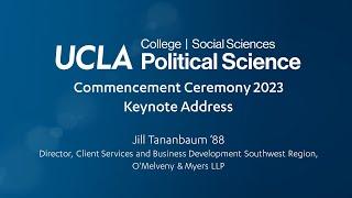 UCLA Department of Political Science Commencement 2023