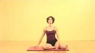 Ellie Herman demonstrates Pilates Mermaid