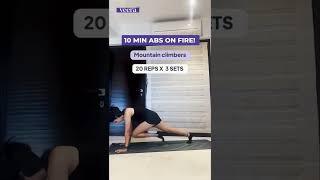 10 min workout routine for Abs! ft. Coach Urmi | Veera Health