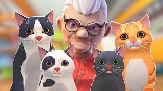 Rescuing Even MORE CUTE CATS!! - Cat Cafe VR Full Game