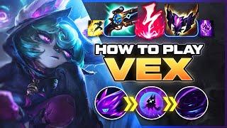 HOW TO PLAY VEX SEASON 14 | Build & Runes | Season 14 Vex guide | League of Legends