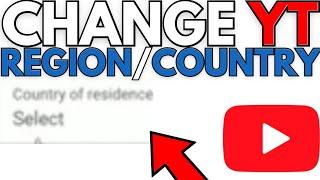 How To Change Youtube Channel Country In 2024 | Change Youtube REGION