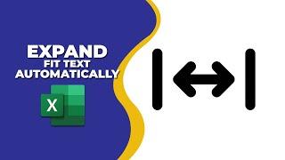 How to make excel cells expand to fit text automatically formula