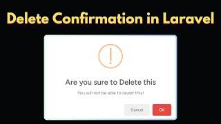 Confirmation before Delete in Laravel | Laravel Library Management System Project Tutorial