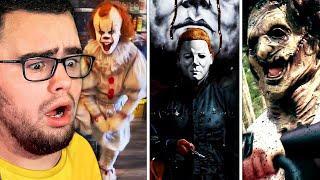 The ULTIMATE HALLOWEEN KILLERS Videos Reaction! (Michael Myers, Pennywise, Leatherface & More)