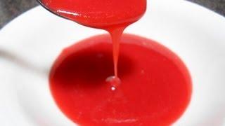 How to make Strawberry Sauce - Easy Cooking!