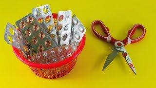 Amazing Craft Ideas With Empty Medicine Packets