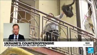 Ukraine's counteroffensive: Putin remains silent on military retrat • FRANCE 24 English