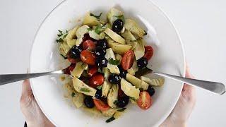 Fast 5 Min Artichoke Salad! #vegetarian #saladrecipes #salad #italianfoodrecipes