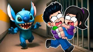 ESCAPA DE LA PRISION DE STITCH EN ROBLOX | ADRI SF