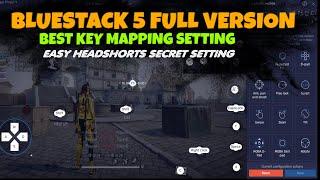 Free Fire Bluestacks 5 Full Version ️ Key Mapping 2023 | Free Fire Bluestacks Controls settings