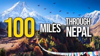 Hiking 100 Miles Through Nepal On The Manaslu Circuit 4k 