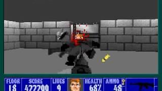 PC - Wolfenstein 3D (Castle Totenkopf) - Level 18