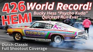 426 HEMI World RECORD at Maple Grove Raceway | Full Coverage—Quickest Ever '68 Cudas and Darts!