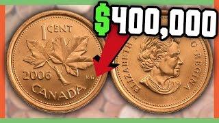 RARE CANADIAN PENNIES WORTH MONEY - VALUABLE COINS IN POCKET CHANGE!!