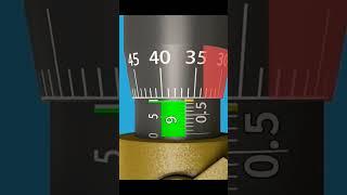 Micrometer(screw gauge) reading process by animation video #micrometer #measuringinstruments