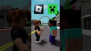 Roblox VS Minecraft ️ #shorts #roblox #minecraft