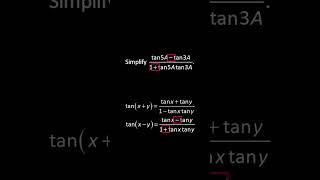  Sums and Differences of Tangent