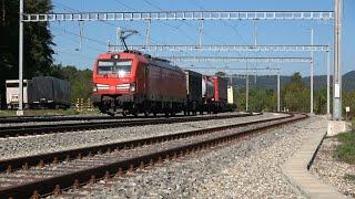 DB Cargo 185 132 mit Güterzug