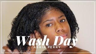 Natural Hair: Current Wash Day Routine Ft. Vanity Planet || Abria Perry